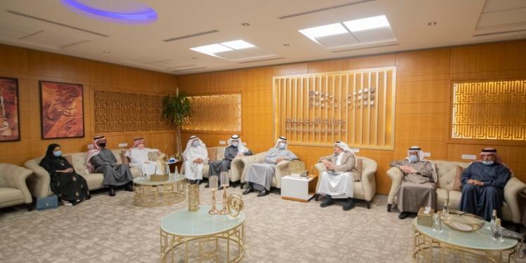 The Minister of Education welcomes the Chairman and members of the Board of Trustees of Imam Abdulrahman Bin Faisal University.