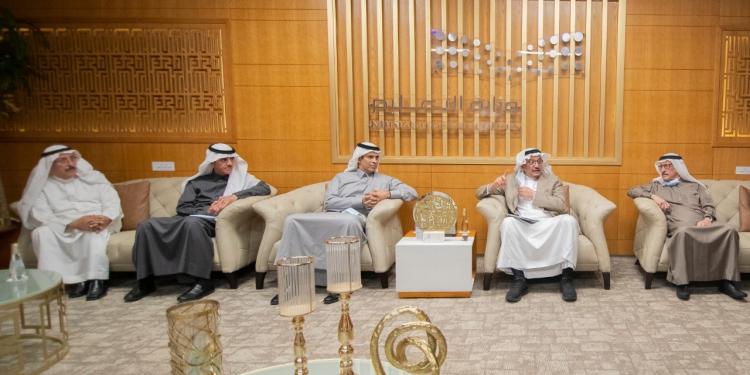 The Minister of Education welcomes the Chairman and members of the Board of Trustees of Imam Abdulrahman Bin Faisal University.